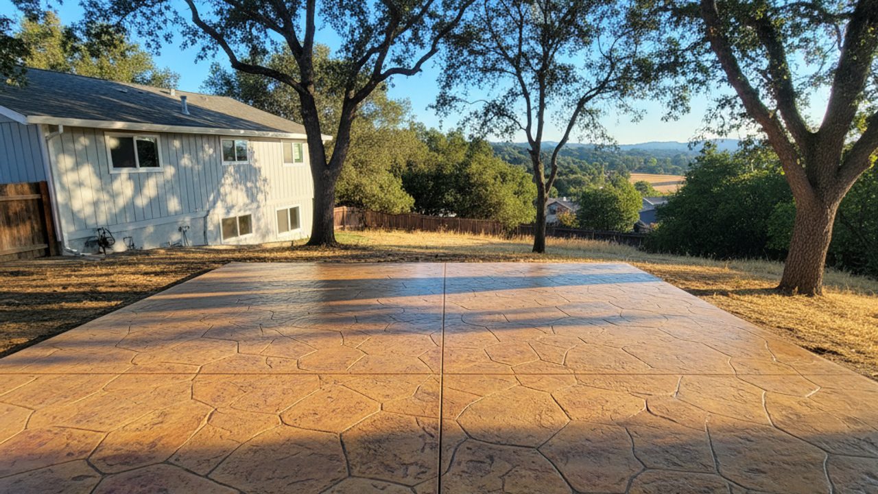Concrete Driveways completed by Spectrum Concrete Solutions in Visalia, CA