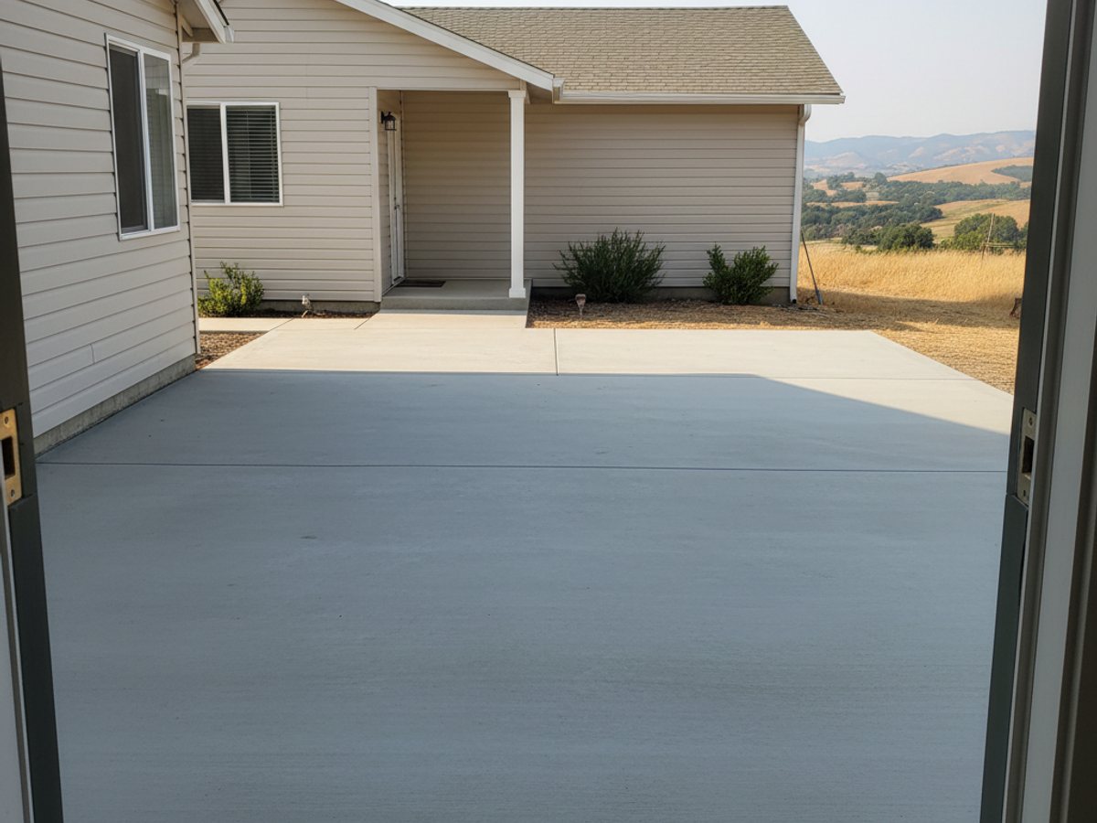 Stamped Concrete completed by Spectrum Concrete Solutions in Visalia, CA