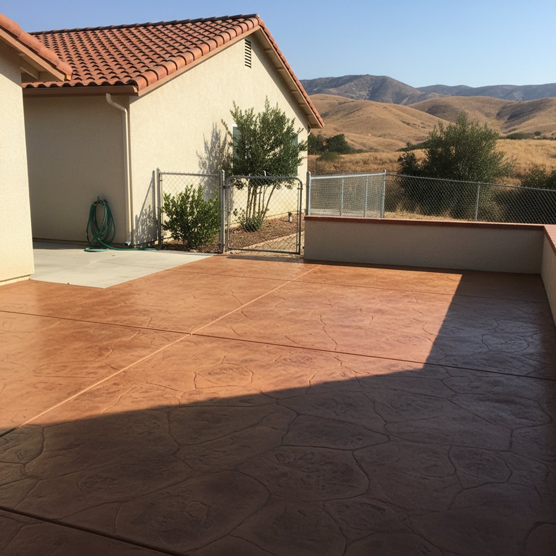 Concrete Overlays & Resurfacing completed by Spectrum Concrete Solutions in Hanford, CA